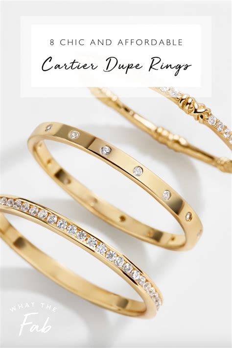 cartier diamond ring dupe.